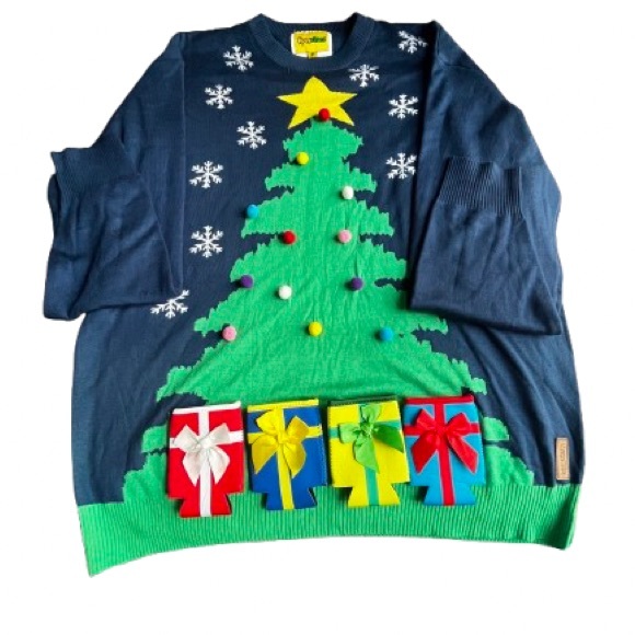 Tipsy Elves Festive Christmas Sweater -  Size 3X - Picture 1 of 5